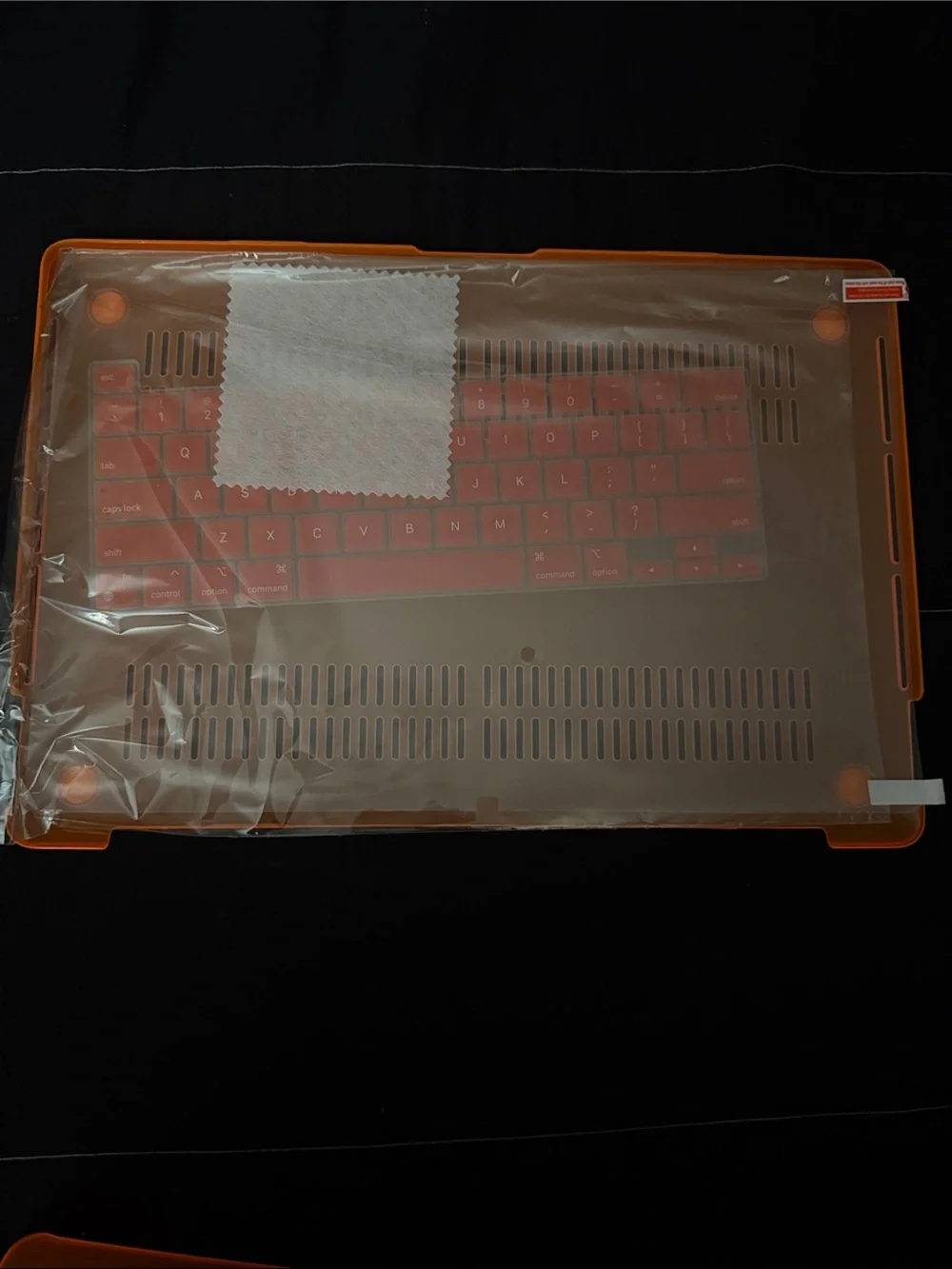 Translucent Orange Laptop Case Cover - MacBook Pro (2020) 15 Inch